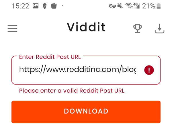 Reddit Video downloaden mit Viddit