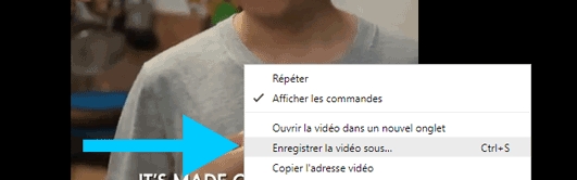 enregistrer vidéo facebook sous