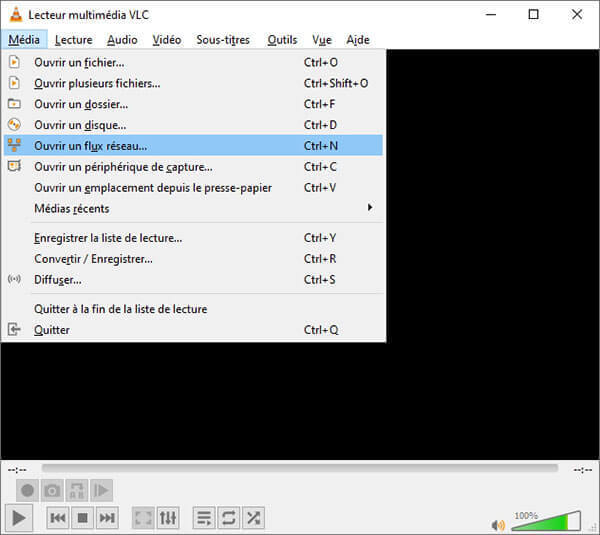 vlc-ouvrir-flux-reseau