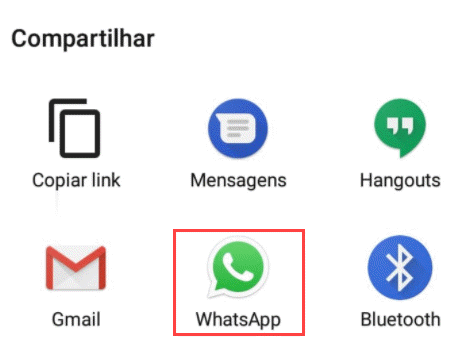 o ícone do WhatsApp