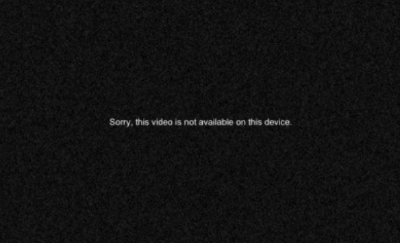 vídeo não é disponível