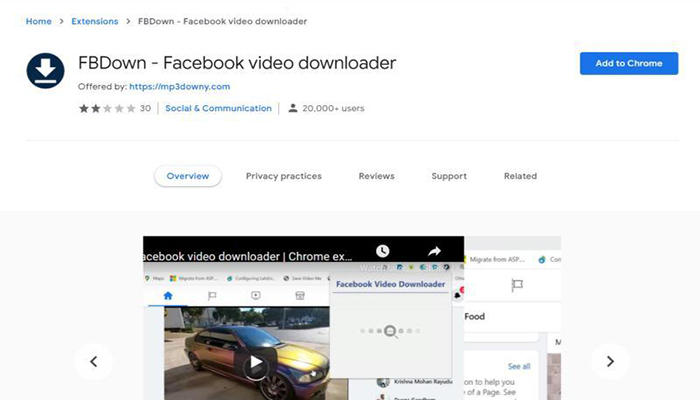 FBDown Facebook Video Downloader