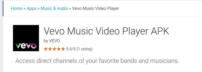 Vevo Music Video Player