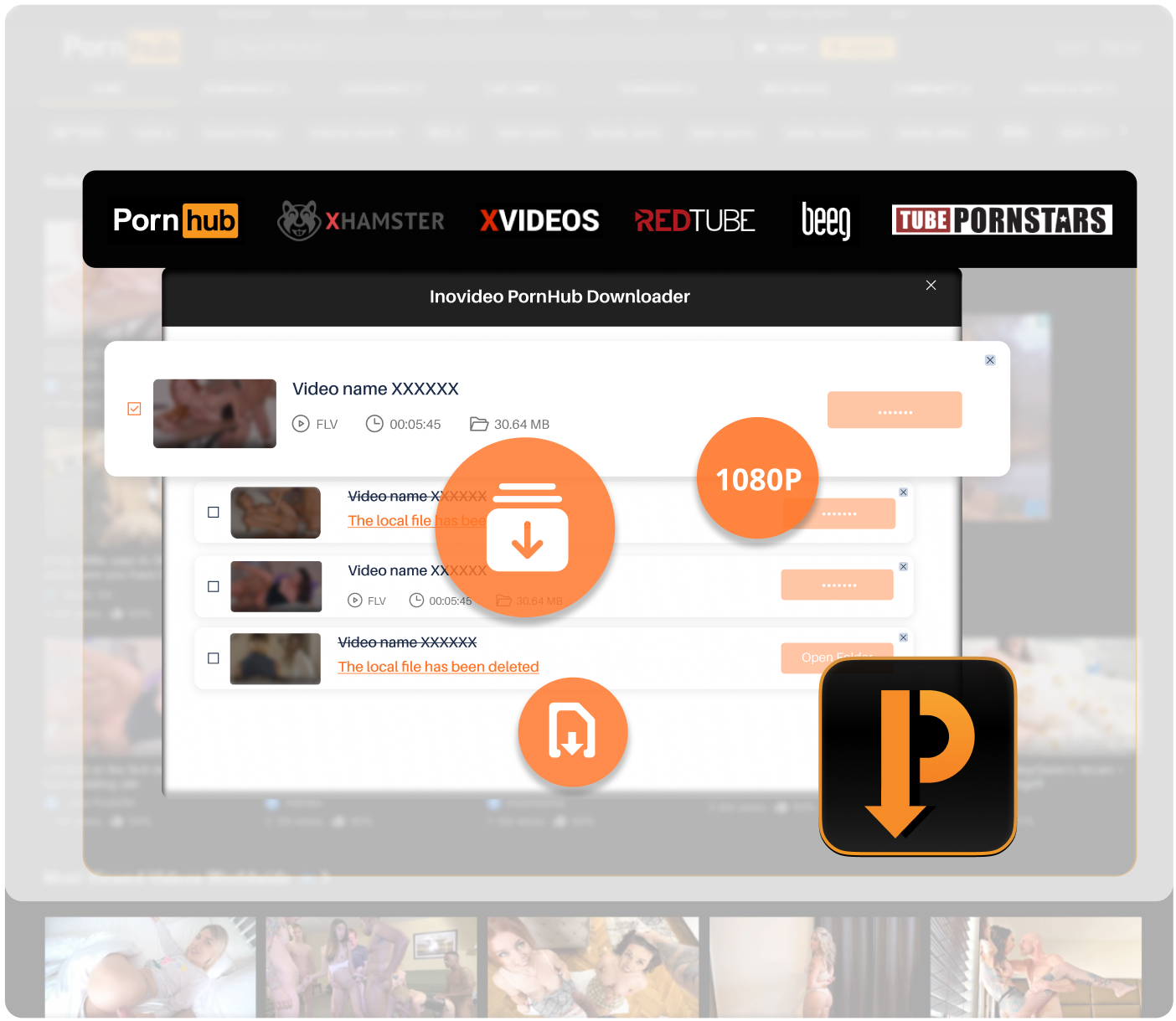 PornHub Downloader - Download the porn Videos to Your Computer.