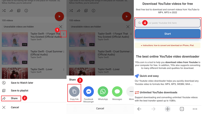 Download YouTube Playlists on iPhone Online