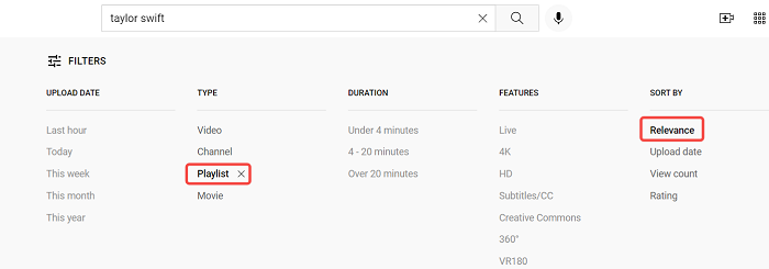 YouTube Playlist Filter