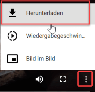 herunterladen wählen