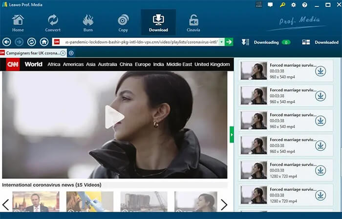 Leawo Prof. Media Video Downloader