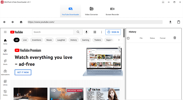MiniTool uTube Downloader
