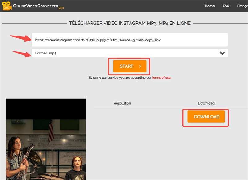 Download Video with Online Video Converter