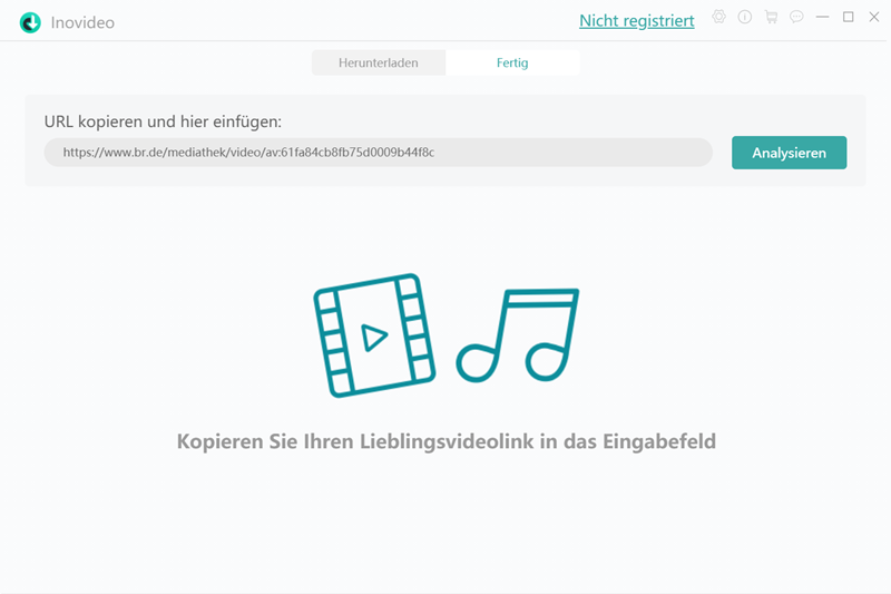 BR Mediathek Link einfügen