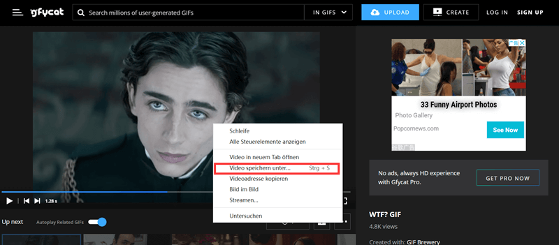 Gfycat direkt downloaden