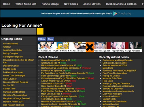 ANIME SITES