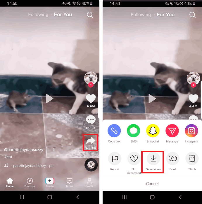 Save TikTok to Camera Roll Directly