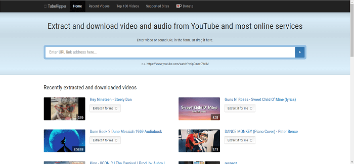 TubeRipper Homepage